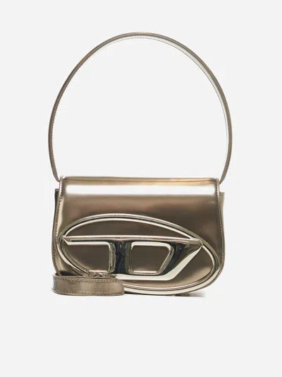 DIESEL 1DR-ILON PATENT LEATHER SHOULDER BAG 