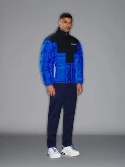 Marcelo Burlon County Of Milan Marcelo Burlon Cross Block Logo Down Jacket