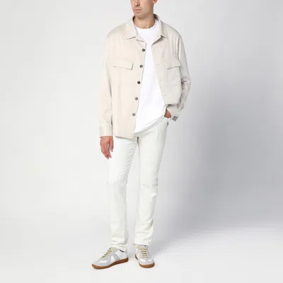 Zegna White Regular Jeans In White