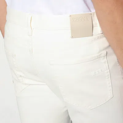 Zegna White Regular Jeans In White