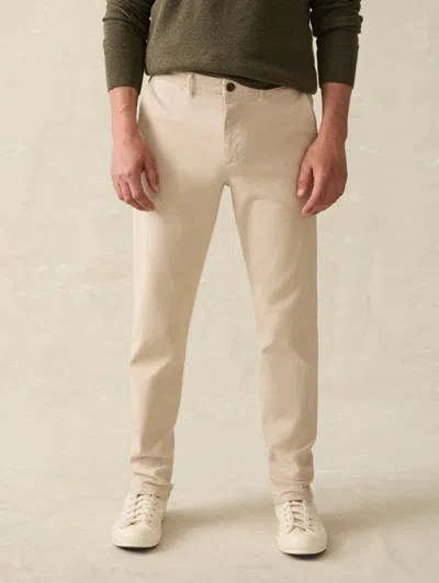 Faherty Movement Coolmax Regular Fit Pants In Stone