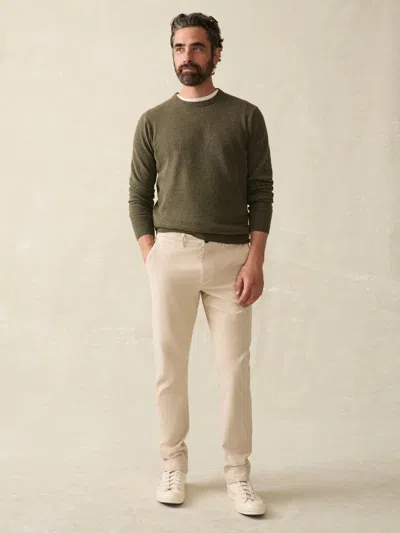 Faherty Movement Coolmax Regular Fit Pants In Stone