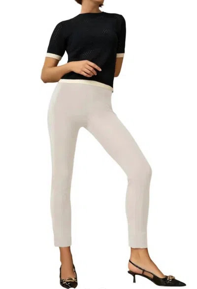 Seductive Sabrina Pant White In Dune In Multi