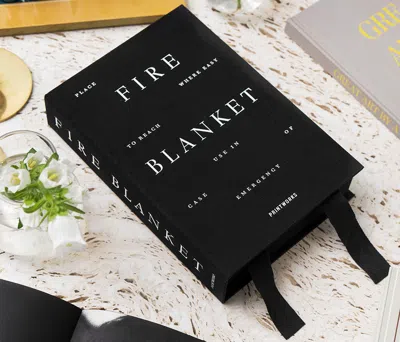 Printworks Fire Blanket, Black