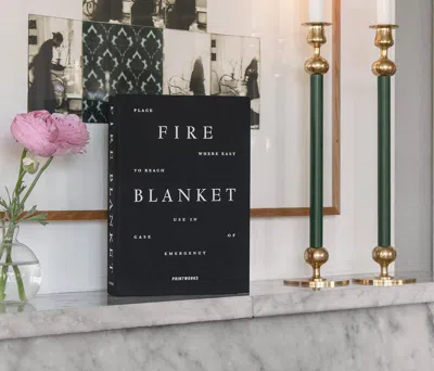 Printworks Fire Blanket, Black