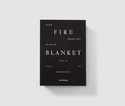 Printworks Fire Blanket, Black