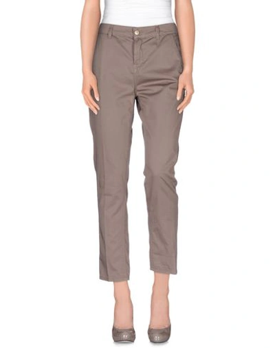 Dondup Casual Trousers In Dove Grey