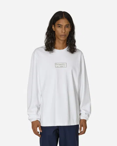 Gr10k Incognito 8oz Longsleeve T-shirt In White