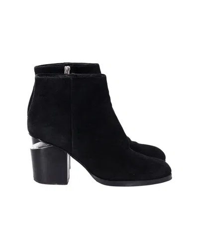 Alexander Wang Gabi Boots In Black Suede In Black