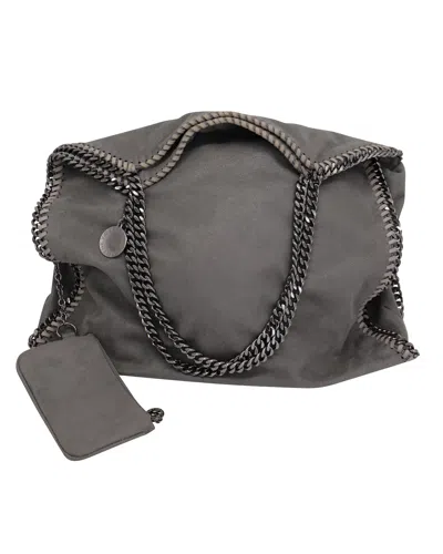 Stella Mccartney Falabella Tote Bag In Grey Recycled Polyester In Grey