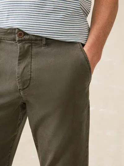 Faherty Stretch Corduroy Pant In Faded Black