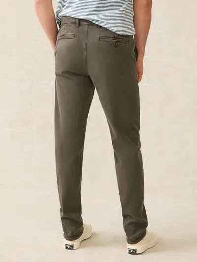 Faherty Stretch Corduroy Pant In Faded Black