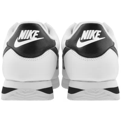 Nike Cortez Leather Sneakers White / Black In White