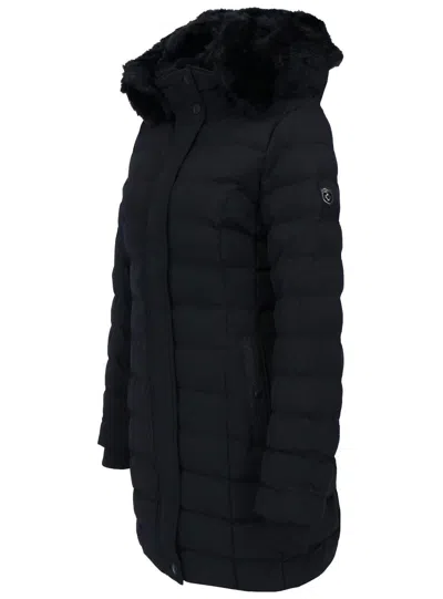 Pre-owned Wellensteyn Santorin Long Fourstreairtec Damen Winter Parka In Midnightblue