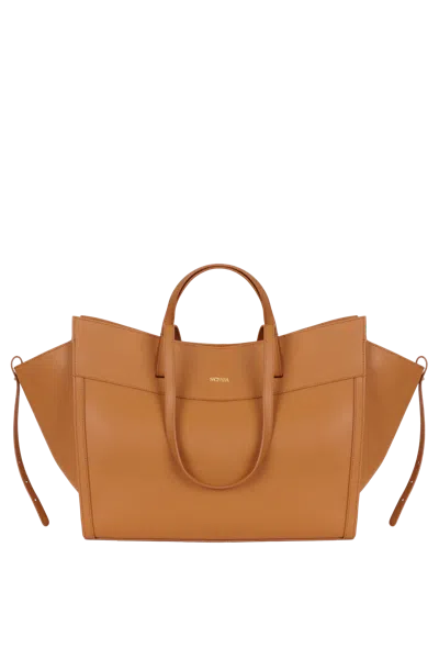 Shop Saonara Shopping Camel Leather