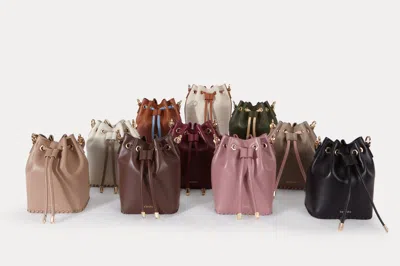 Saonara Mini Bucket Army Green / Skin Cream
