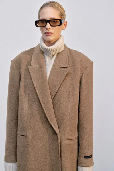 Shop Herskind Drew Coat In Beige