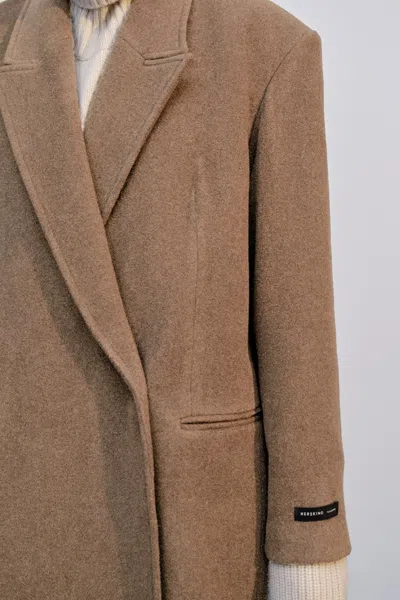 Shop Herskind Drew Coat In Beige