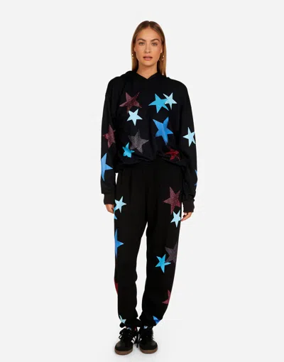 Lauren Moshi Harmony Color Crystal Multi Stars In Onyx