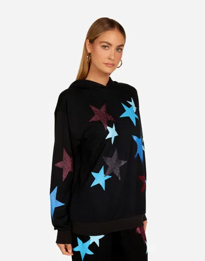 Lauren Moshi Harmony Color Crystal Multi Stars In Onyx