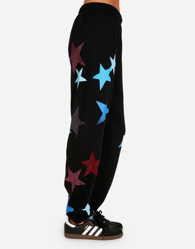 Lauren Moshi Tanzy Color Crystal Multi Stars In Onyx