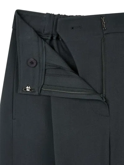 Studio Tomboy Pleated Trousers In Grey