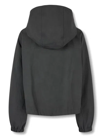 Studio Tomboy Hooded Jacket In Grey