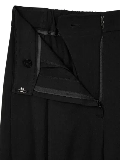 Studio Tomboy Pleated Trousers In Black