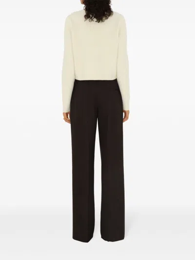 Burberry Chenille-texture Jumper In White
