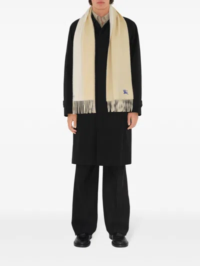 Burberry Reversible Cashmere Scarf In Neutrals