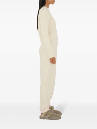 Burberry Edk Track Pants In White