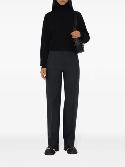 Burberry Wool Turtleneck Sweater In Black