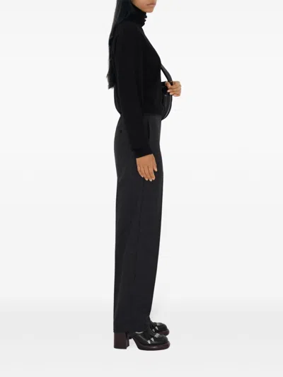 Burberry Wool Turtleneck Sweater In Black