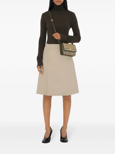 Burberry Hampshire Crossbody Bag In Brown