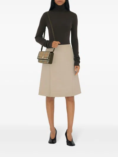 Burberry Hampshire Crossbody Bag In Brown
