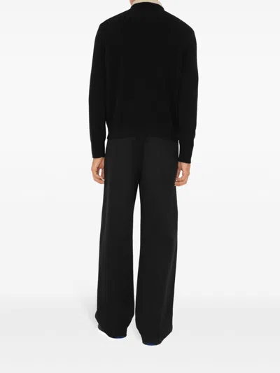 Shop Burberry B Shield Jumper In Black