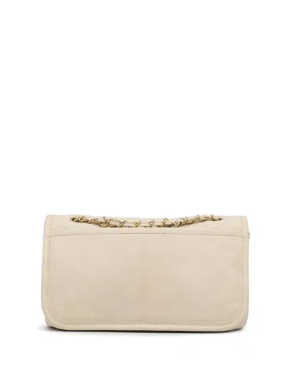 Pre-owned Chanel Timeless Shoulder Bag In White