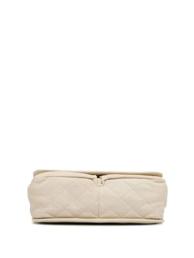 Pre-owned Chanel Timeless Shoulder Bag In White