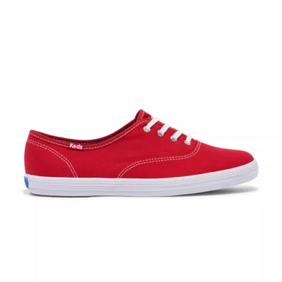 Keds Champion Originals Lace-up Canvas Sneakers In Red