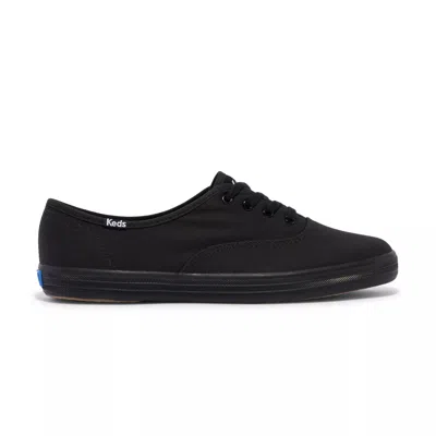 Keds Women's Champion Ortholite Lace-up Oxford Fashion Sneakers From Finish Line In Black