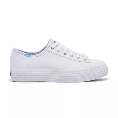 Keds Triple Kick Platform Sneaker In White