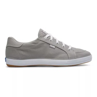 Keds Center Ii Womens Flat Lace Up Casual And Fashion Sneakers In Grey
