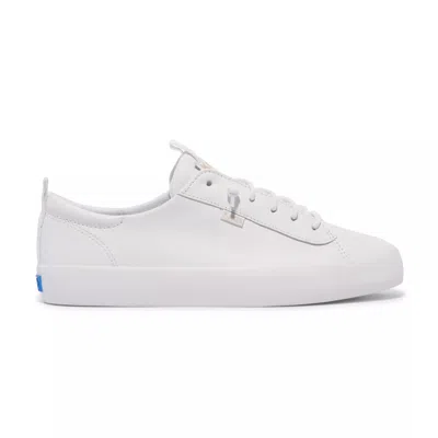 KEDS WOMEN'S KICKBACK LEATHER SLIP ON LEATHER SNEAKERS 