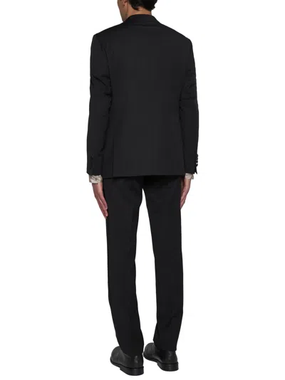 Shop Giorgio Armani Suit In Black