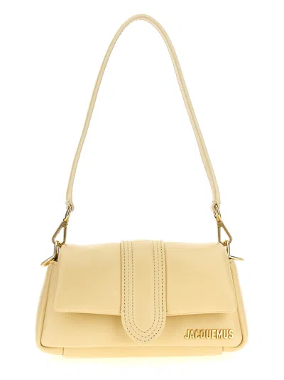 Shop Jacquemus Le Petit Bambimou Shoulder Bag In White