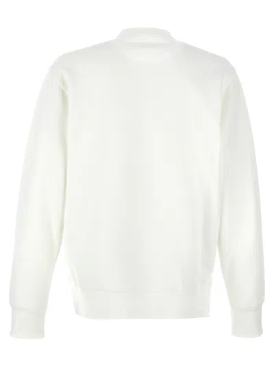 Shop Moncler Logo Patch Sweatshirt In White