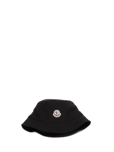 Shop Moncler Bucket Hat In Black