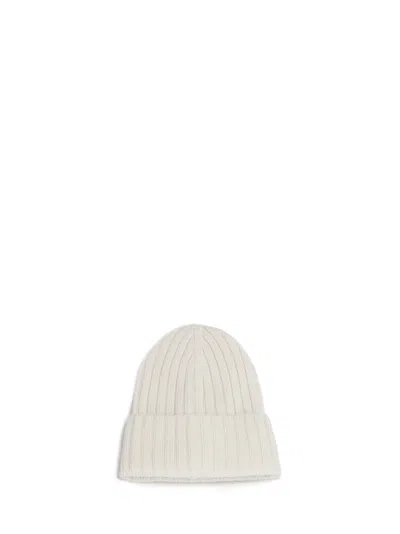 Shop Moncler Hat In White