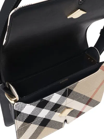 Shop Burberry Vintage Check Shoulder Bag In Beige Vintage Check