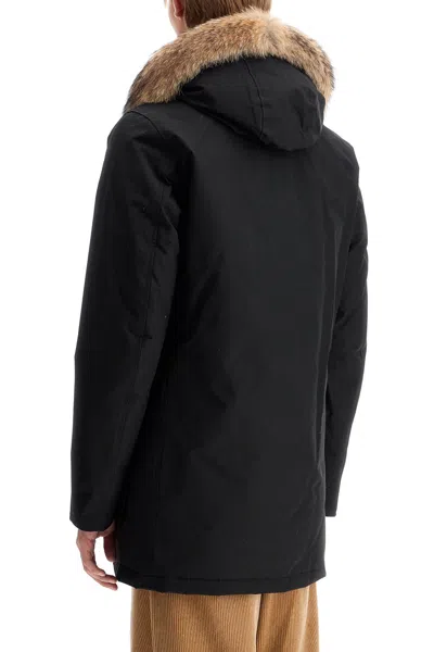 Shop Woolrich Arctic Parka In Ramar Cloth In Black (black)